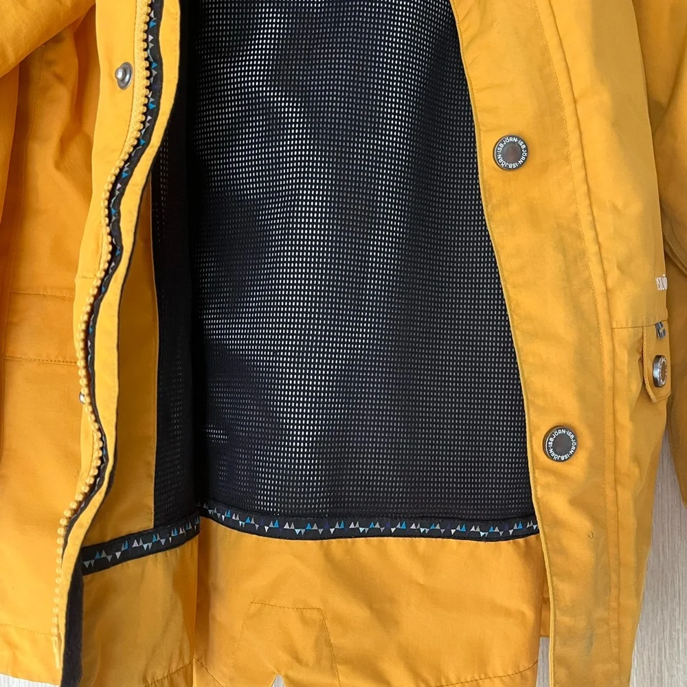 Yellow Shell Jacket with Reflective Detail - Picture 10 of 10